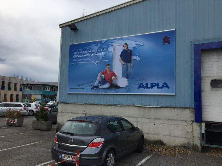 Textilspannrahmen, Bannerwerbung, Alpha, Hard
