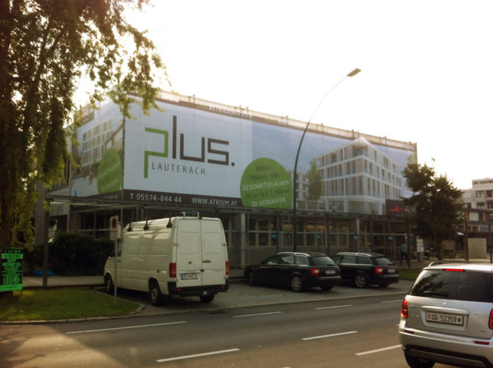 Gerüstwerbung, Lauterach