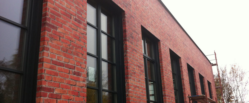 Textilfassade, Textilspannrahmen, Privat, Linz