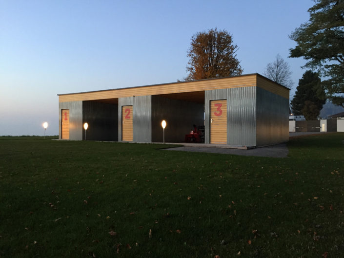 Containerverkleidung Privat, Garage, Wellblech-Imitat