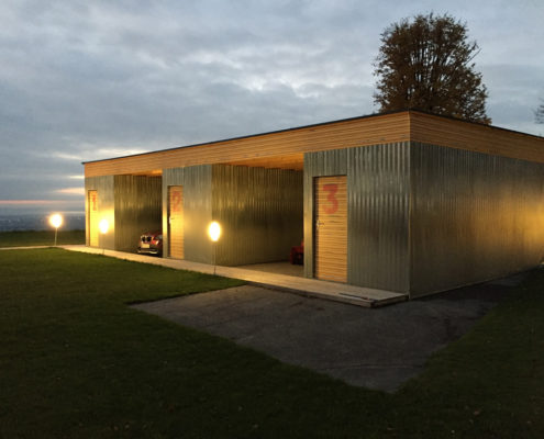 Containerverkleidung Privat, Garage, Wellblech-Imitat