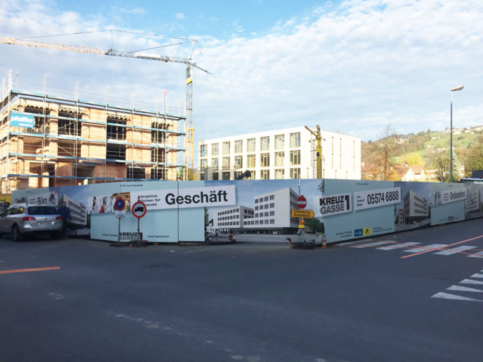 Bauzaun, Montage, 75m, Klimmer-Schertler