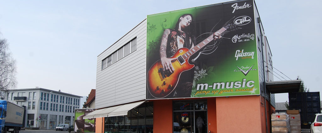 Textilfassade, M-Music, Lustenau