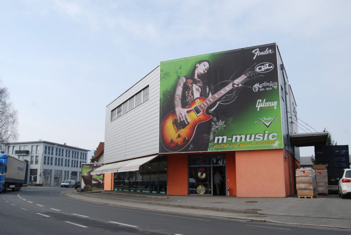 Textilfassade, M-Music, Lustenau