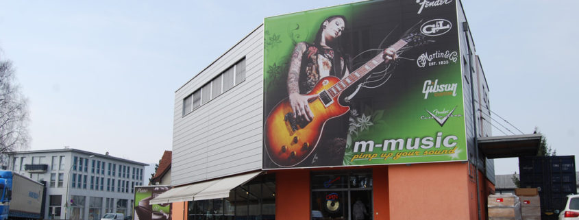 Textilfassade, M-Music, Lustenau
