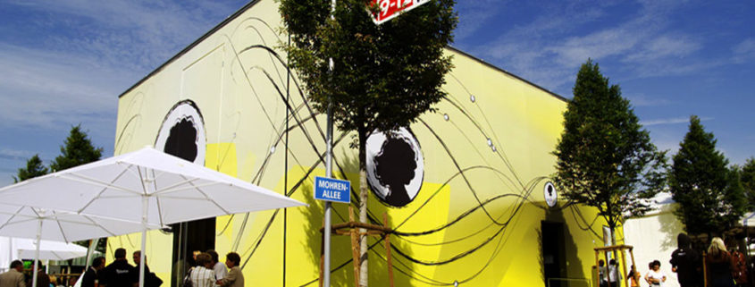 Textilfassade, Mohrenbrauerei, Dornbirn