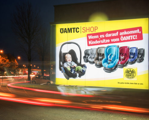 Leuchtrahmen, Textilspannrahmen, OEAMTC