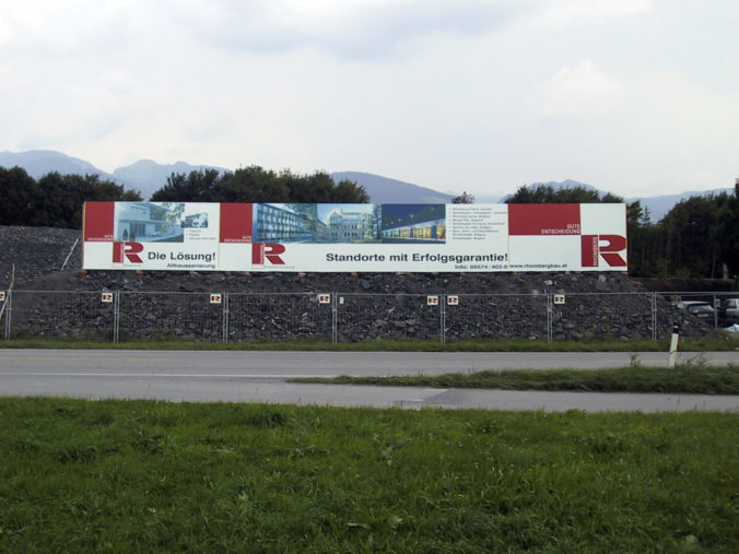 Bauzaun, Rhombergbau, Klaus