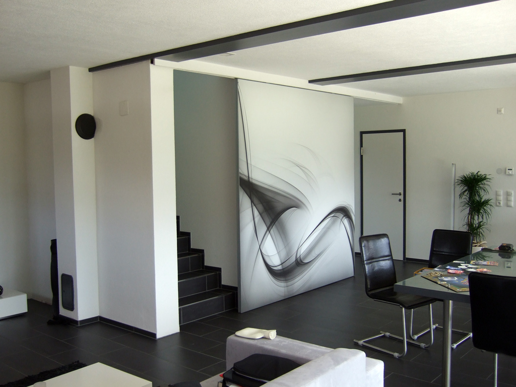 Raumtrenner, Schiebetüre, Privat