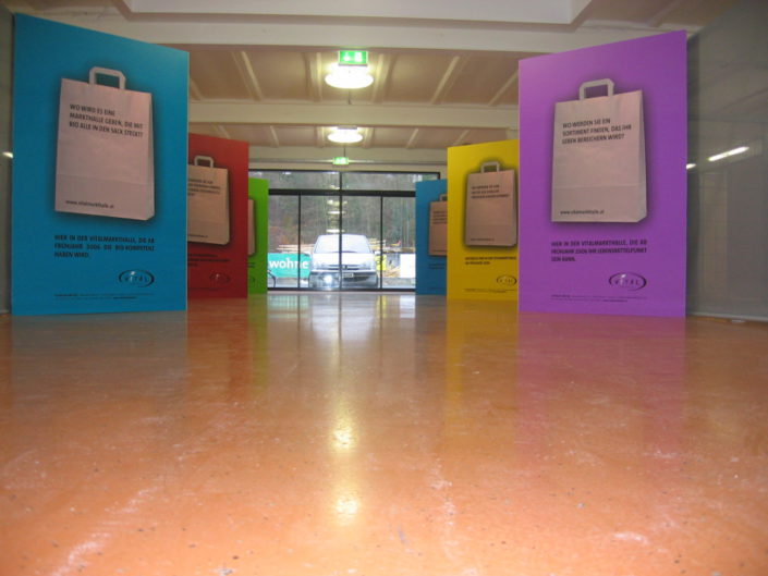 Raumtrenner, Aussteller, Schöller, Bregenz