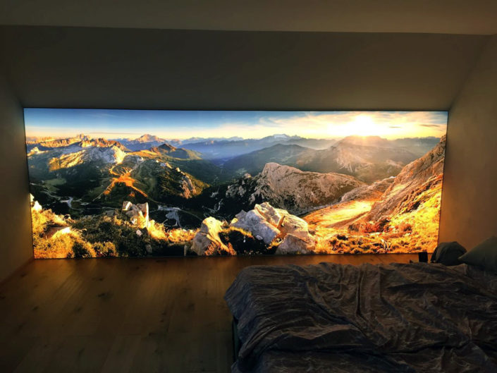 Leuchtkasten indoor, Privat