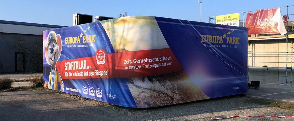 Containerverkleidung Zeppelin, Friedrichshafen,