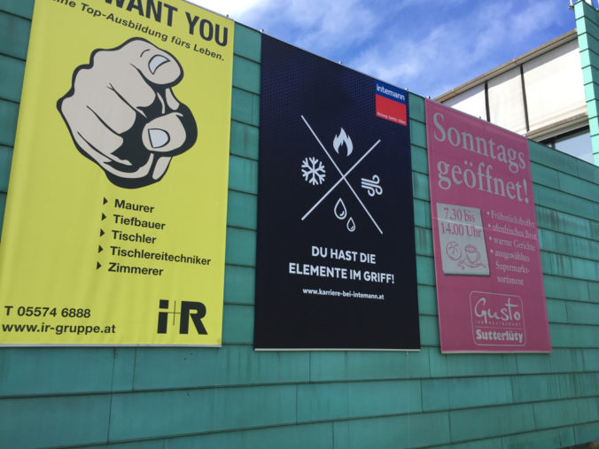 Bannerwerbung, Abhänger