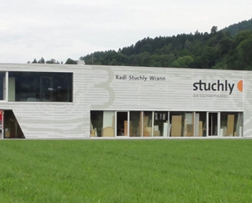Textilfassade Stuchly