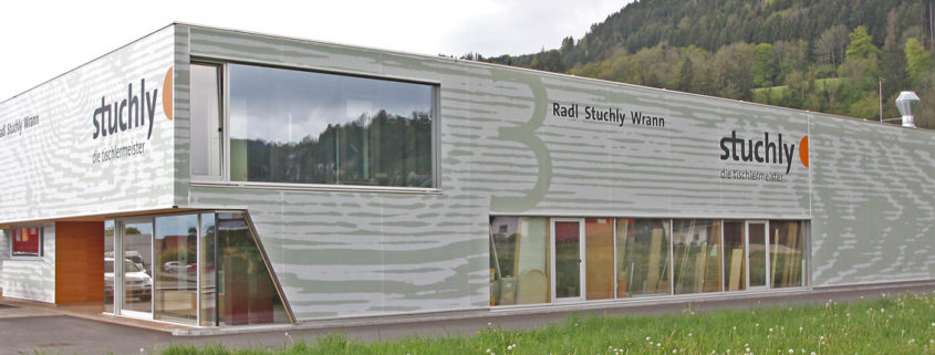 Textilfassade Stuchly
