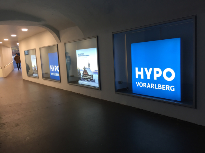 Hypo Feldkirch Leuchtkasten