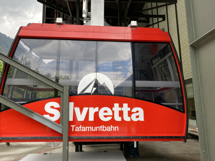 Silvretta Gondelverklebung