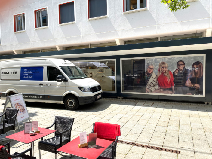 Scharax Bregenz Schaufensterverklebung