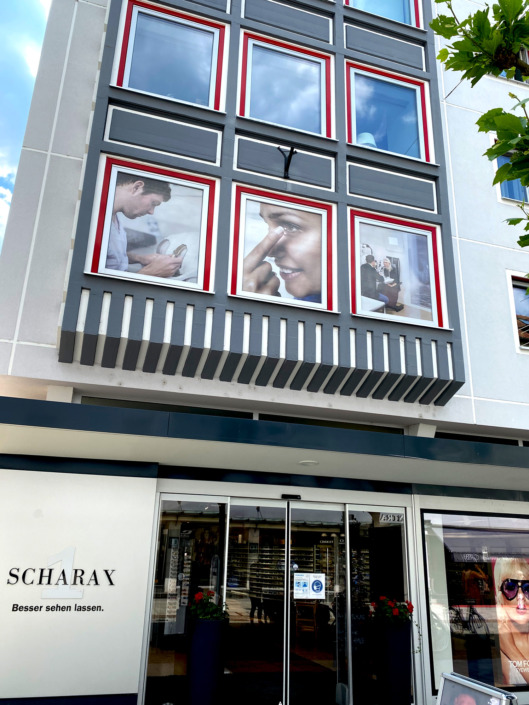 Scharax Bregenz Schaufensterverklebung